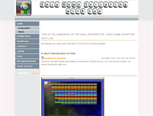 Tablet Screenshot of egsl.retrogamecoding.org