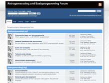 Tablet Screenshot of forum.retrogamecoding.org